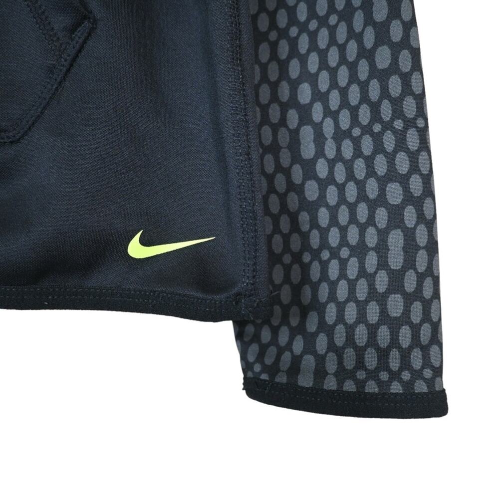 Nike Womens S Therma Fit Just Do It Black Yellow Oversized Pullover Hoodie - Picture 6 of 11